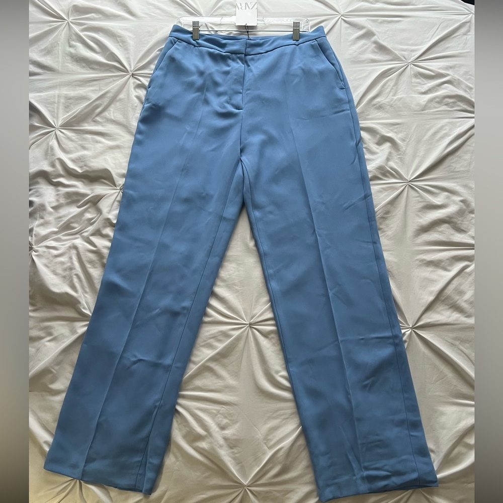 Zara Blue Wide Leg Pants